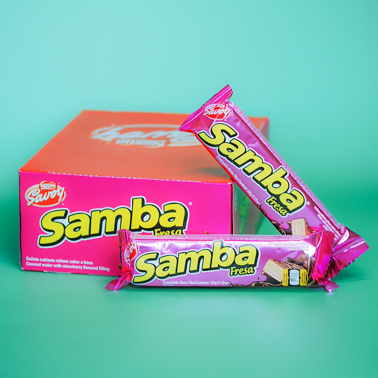 Wafer with strawberry cream filling, covered with chocolate (1.13oz)