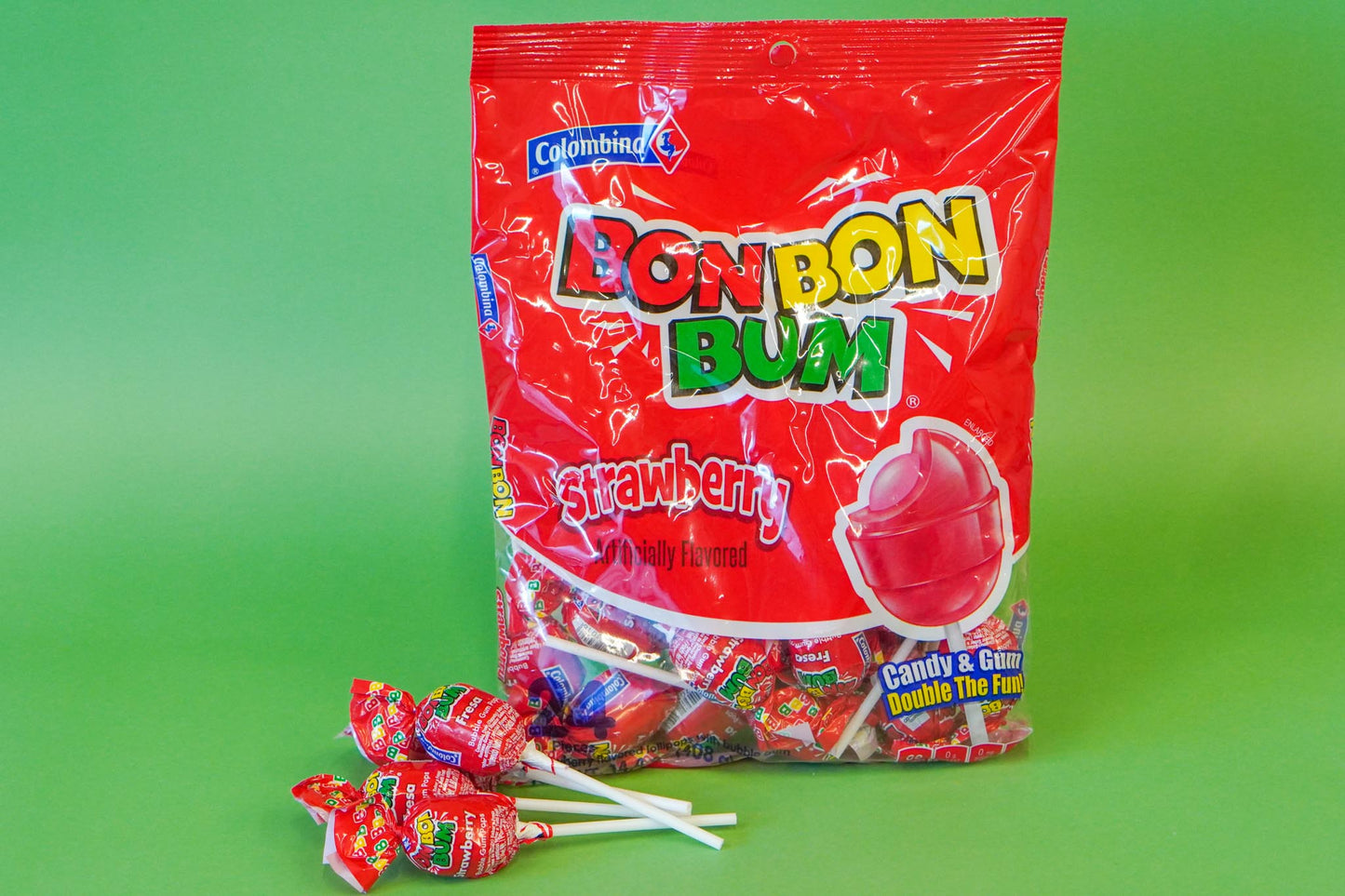 Bon Bon Bum Lollipops (15x4.56gr)