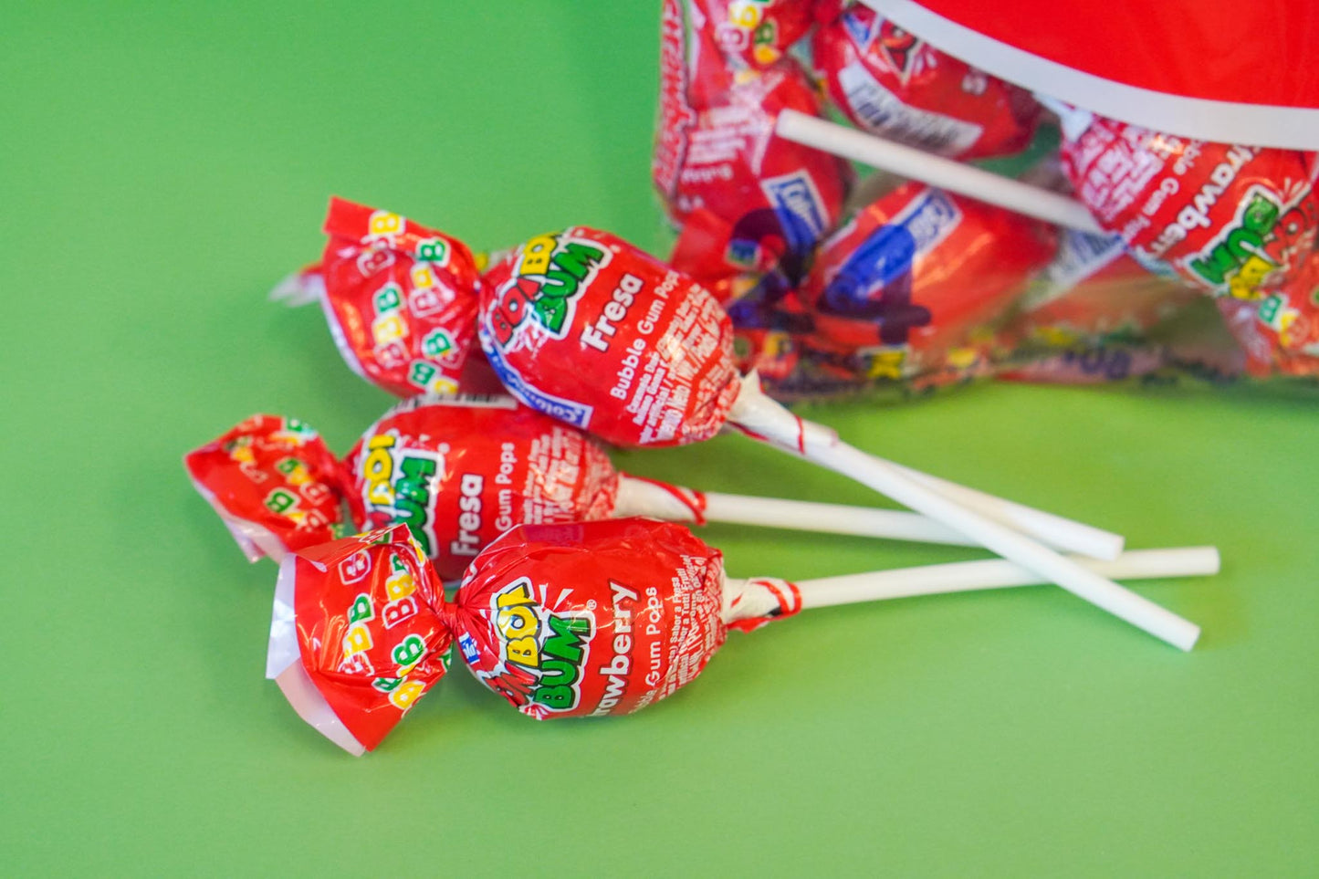 Bon Bon Bum Lollipops (15x4.56gr)